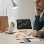 Thoughtful person considering financial decisions with a 3-month calendar.
