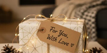 Thoughtful, budget-friendly gift wrapped with a personal touch for frugal gifting