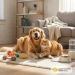 Happy dog and cat together, symbolizing affordable and quality pet care.