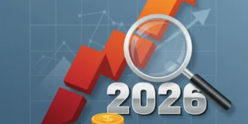 Graphic depicting rising interest rates affecting consumer loans in 2026.