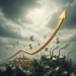 Graph showing rising interest rates with economic indicators for 2026