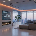 Smart Home, Smart Savings: Reduce Energy Consumption by 10% with 2026 Tech Smart home living room with integrated energy monitoring system