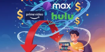 Smart streaming savings 2026 guide with streaming logos and dollar signs