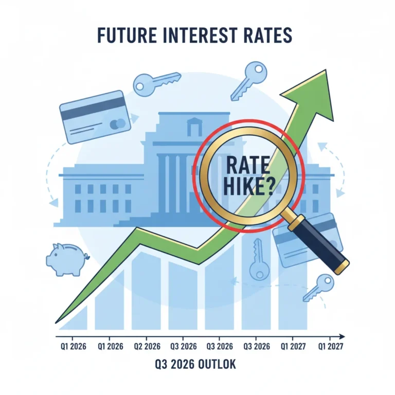 Federal Reserve interest rate hike projection for Q3 2026 and its impact on consumer borrowing.