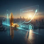Diverse investment assets converging on a futuristic financial graph for 2026