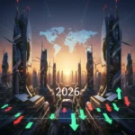 Energy Prices 2026: Geopolitics, Renewables, and Household Costs Futuristic city with renewable energy and global map illustrating energy price fluctuations in 2026.